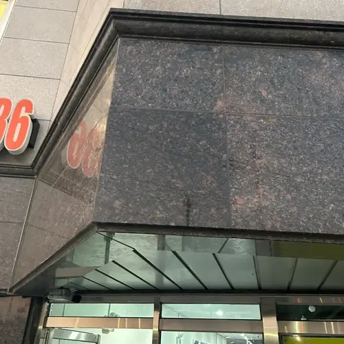 상가외벽대리석교체 시공 사진